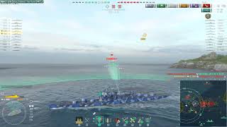 World of warships Yodo gameplay two Yodos div get 9 kills [upl. by Spada]