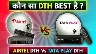 Airtel DTH Vs Tata PlaySky DTH⚡Best DTH Connection Setup Box⚡Best DTH Service 2024⚡Scorecard⚡ [upl. by Leirda]