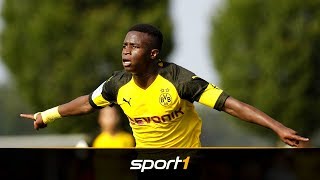 Sancho Pulisic Moukoko So scoutet der BVB seine Talente  SPORT1 [upl. by Henriha]