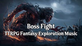 Boss Fight Music  DampDTTRPG Music  RPG Fantasy Exploration Music  TTRPG Background Music 1 Hour [upl. by Ardme51]