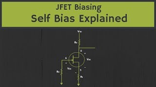 JFET Self Bias Configuration Explained with Solved Examples [upl. by Enimisaj]