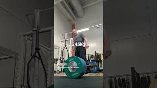 T bar veto 245kg [upl. by Nadnal]