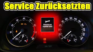 Skoda Fabia Service Zurücksetzen  INSPKTION [upl. by Acined]