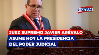 🔴🔵Juez supremo Javier Arévalo asume hoy la presidencia del Poder Judicial [upl. by Lahsram527]