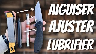 3 accessoires indispensables pour aiguiser affûter et entretenir ses couteaux EDC [upl. by Nairam]