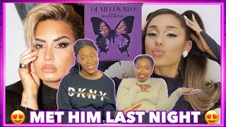 Beautiful Blend🥰🤩Demi Lovato Ft Ariana Grande  Met Him Last Night REACTION [upl. by Nelac]