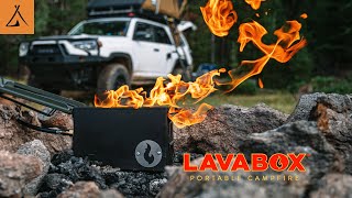 Fire Ban Compliant Campfires  LavaBox Portable Campfire [upl. by Roman]