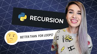 Recursion Simply Explained with Code Examples  Python for Beginners [upl. by Nodnarbal]