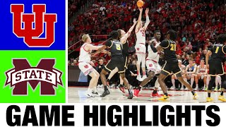 Utah vs Mississippi State Highlights  NCAA Mens Basketball  2024 College Basketball [upl. by Bish549]