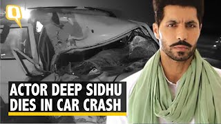 Punjabi ActorActivist Deep Sidhu Accused in Republic Day Violence Dies in Road Accident [upl. by Eiznikam]