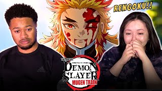 THIS COMPLETELY BROKE US… 😭❤️‍🔥  Girlfriend Reacts To Demon Slayer The Movie Mugen Train REACTION [upl. by Jdavie]