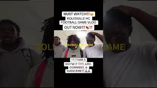 ROLESVILLE HC FOOTBALL GAME VLOGZ [upl. by Kus]