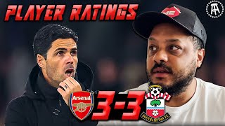 Arsenal 33 Southampton  Troopz PLAYER RATINGS  Thats It For Me [upl. by Nylek]