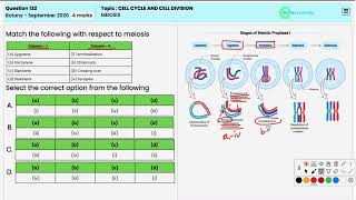 Meiosis Key Concepts and Stages in Cell Division  NEET 2020 Botany Question 132 [upl. by Najram]