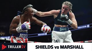 What e braw Claressa Shields vs Savannah Marshall Full Fight [upl. by Anirahtak]