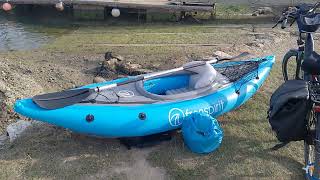 Kayaking with the Freespirit Sobek 1 at Newtown Isle of Wight [upl. by Kelson]