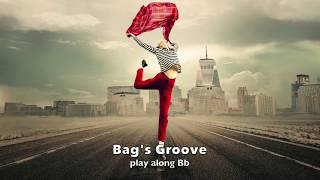 Bags Groove  Backing track  score for Bb instruments [upl. by Knut]