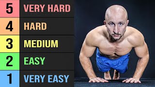 22 Push Up Exercises Ranked Beginner to Master [upl. by Vincelette]