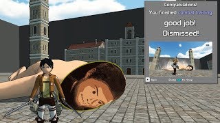 Training in Attack on Titan Fan Game by Roark [upl. by Jaycee]