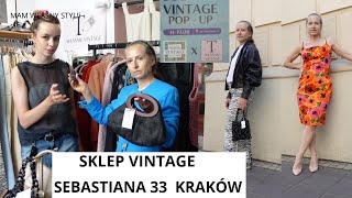 DŁUGI WEEKEND w VINTAGE POP UP KRAKÓW UL SEBASTIANA 33 ODZIEŻ VITAGE [upl. by Zingale]