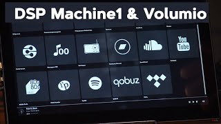 Аудиофильский плеер Volumio  Как это работает на DSP Machine 1 [upl. by Earahc]