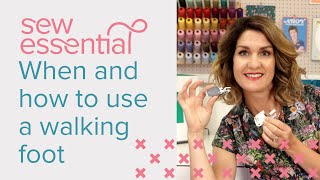 When and How to Use a Walking Foot for Dressmaking [upl. by Llenrap112]