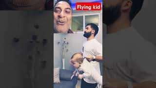 Flying kid🤣😂greenscreen shorts green reaction reactionvideo [upl. by Glennon]