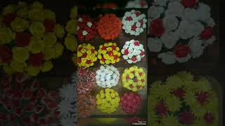 ರೇಶ್ಮೆ ಗೂಡಿನಿಂದ ತಯಾರಿಸಿದ ಕರಕುಶಲ ಹೂವುಗಳು ⚘️ Handmade flowers made from silk cocoon  beautiful [upl. by Fredie779]