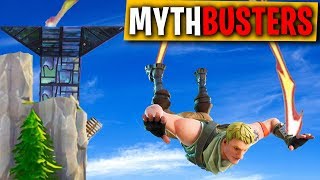 SOPRAVVIVI SE TI LANCI DALLE GOMME DEL FORTATILE  FORTNITE MYTHBUSTERS 3 [upl. by Shanie]