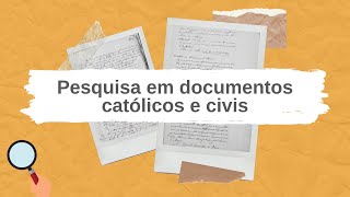 COMO PESQUISAR EM REGISTROS CATÓLICOS E CIVIS [upl. by Nylhsoj]