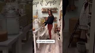 This is how your refill at a refilling shop refillwithme refill sustainableliving shopnow [upl. by Bobette]