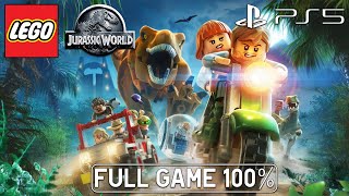 LEGO Jurassic World  Full Game 100 Longplay Walkthrough [upl. by Ninazan]