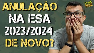 QUESTÃO PASSÍVEL DE ANULAÇÃO NA ESA 2023 EM MATEMÁTICA [upl. by Xever]