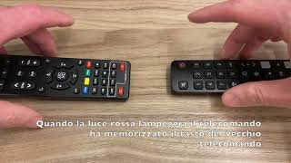 Configurazione Telecomando DECODER Digitale Terrestre DVBT2 HD MACWICK su Amazon [upl. by Meibers619]