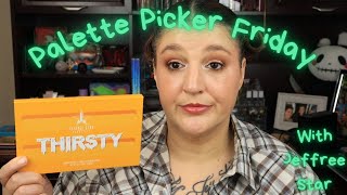 Palette Picker Friday With Jeffree Stars Thirsty Palette grwm wheelseries jeffreestar [upl. by Anirrak]