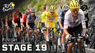 Highlights 2024 Tour de France Stage 19 finish  Cycling on NBC Sports [upl. by Masson]