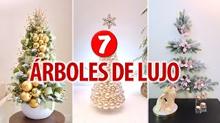 🎄🎅 ¡7 IDEAS INCREÍBLES para un árbol de Navidad ÚNICO 🎁 PASO A PASO [upl. by Ninon285]