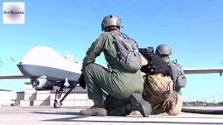 Airmen Refueling MQ9 Drone [upl. by Naimed]