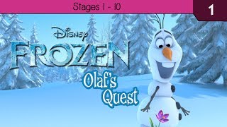 Disney Frozen Olafs Quest  Stages 1  10 [upl. by Tnilc271]