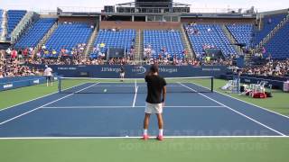 Roger Federer  Stanislas Wawrinka 2013 7  7 [upl. by Nosnarb]