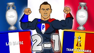 France vs Romania in under 60 seconds Dimitri Payet wonder goal Olivier Giroud Evra penalty [upl. by Odlauso]