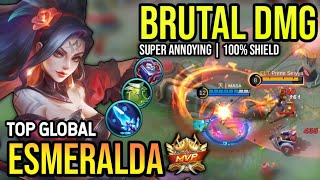 ESMERALDA BEST BUILD 2023  TOP GLOBAL ESMERALDA GAMEPLAY  MOBILE LEGENDS✓ [upl. by Nuahsak]