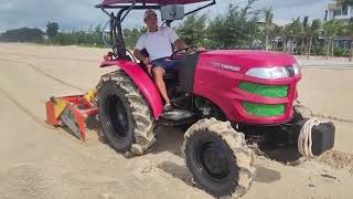 BEACH CLEANING Shares Tractor Secrets [upl. by Ehcnalb]