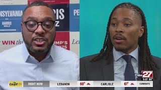 Austin Davis Malcolm Kenyatta talk Kamala Harris effort to recruit young Black male voters [upl. by Avrom]