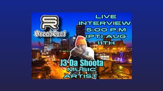 J3 Da Shoota Live Interview Music Artist Out Of South East Oklahoma City 💯 [upl. by Annawad638]