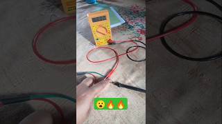 Voltage of Lithium ion battery shorts experiment viralvideo [upl. by Magner]