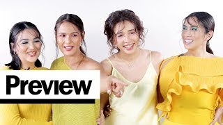 The Original Encantadia Sanggres Comment on Their Old Outfit Photos  Outfit Reactions  PREVIEW [upl. by Anazus]