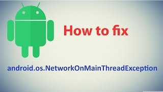 How to fix androidosNetworkOnMainThreadException [upl. by Kawasaki458]