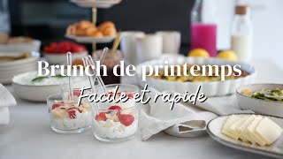 Brunch de Printemps  Recettes Faciles et Gourmandes  🍓🌿  Barbara F [upl. by Petite74]