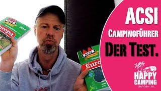 Vorstellung ACSI Europa Campingführer  Happy Camping [upl. by Puritan772]